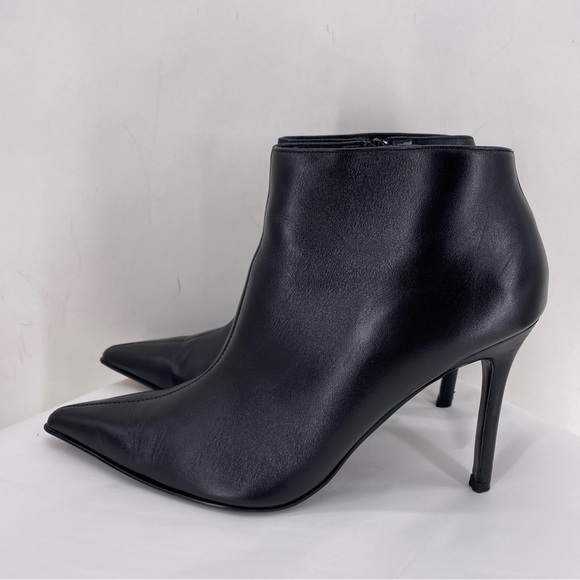 Colin Stuart black leather heels with pointed toe - Picture 1 of 3